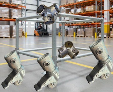 Key Clamp Castor Wheels