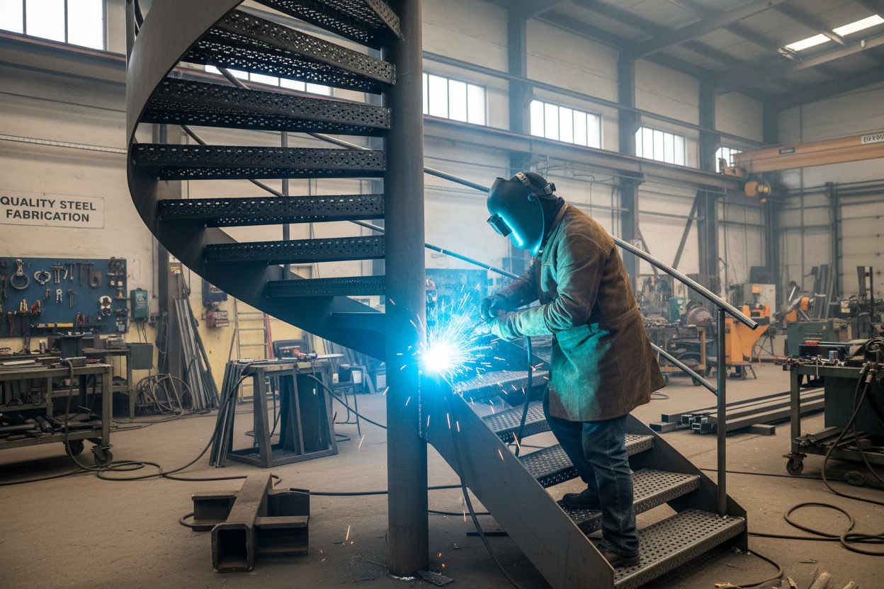 Essential Fabrication Components: Stair Treads, Weld Elbows, Key Clamp, and More from Lockinex