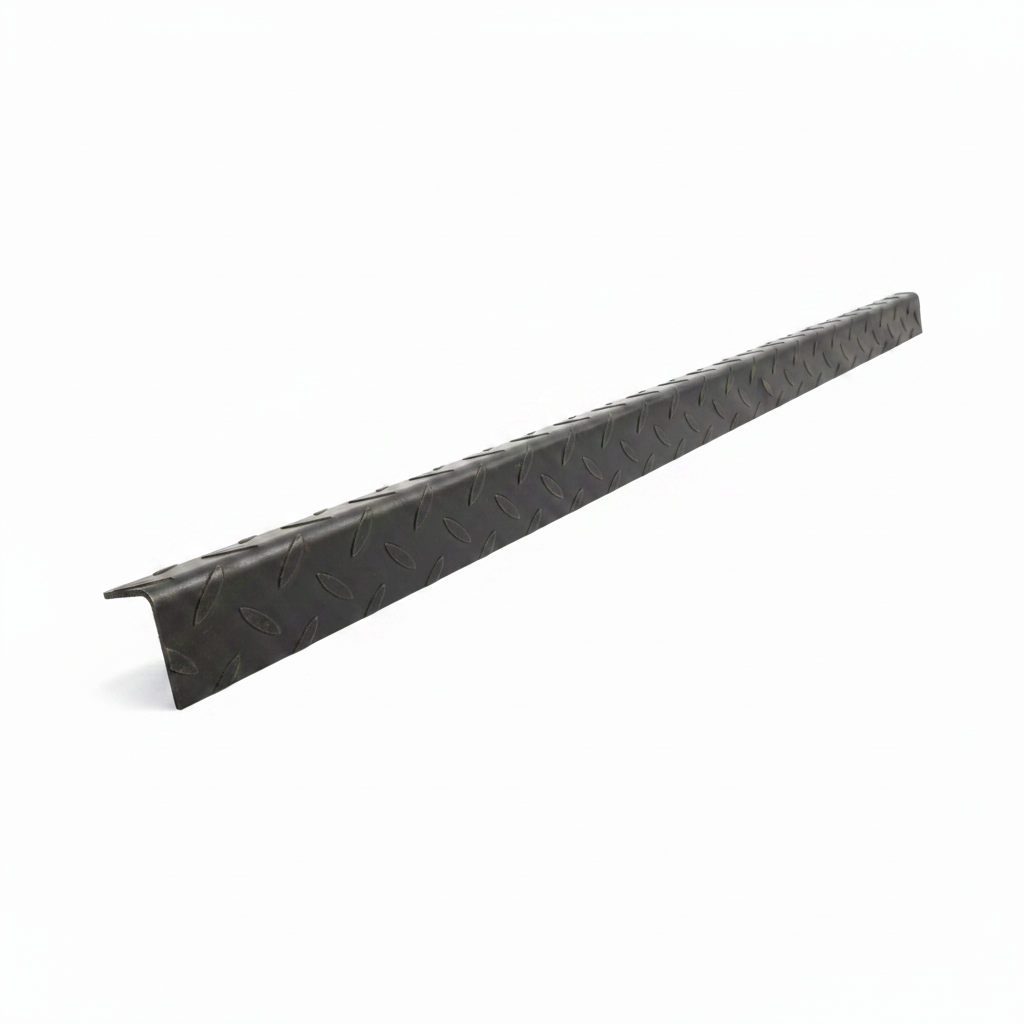 Durbar Non Slip Nosing - 3mtr length 43x25x2.5mm Thk Steel Flooring Lockinex