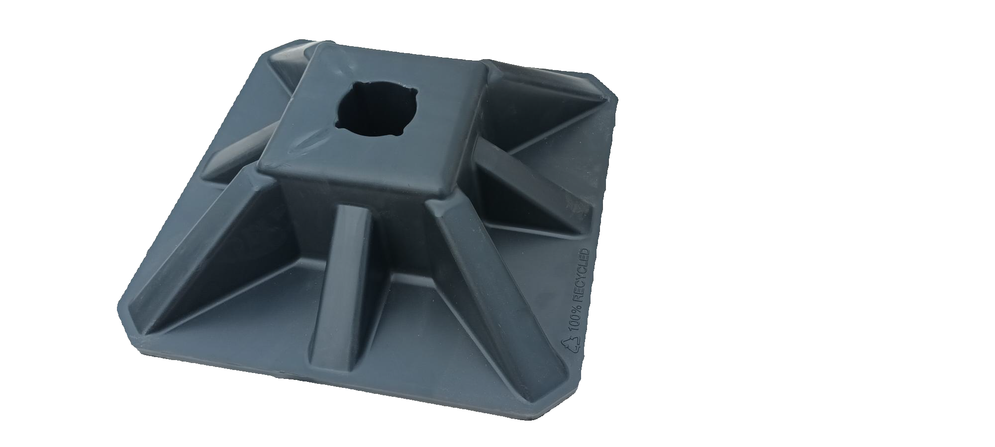 Roof Services Support Foot- Plastic HDPE Roof Edge Guardrail Systems Lockinex