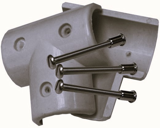 GRP Key Clamp Long Tee Handrails & Railing Systems Lockinex Grey