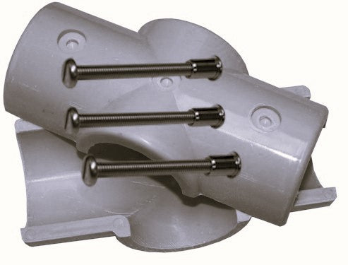 GRP Key Clamp Cross. Handrails & Railing Systems Lockinex Grey