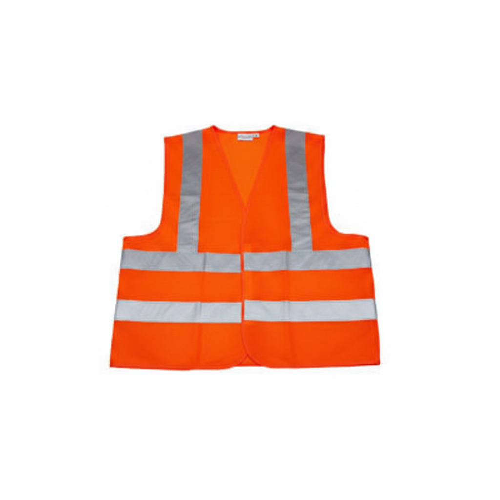 Hi-Vis Vest to BS EN 471 Class 2 Work Safety Protective Gear Lockinex Large (39-43inch/100-109cm Orange