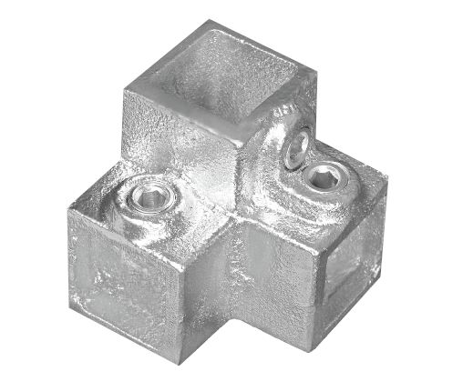 Square Key Clamp - 3 Way 128 Lockinex For 25mm Square Tube