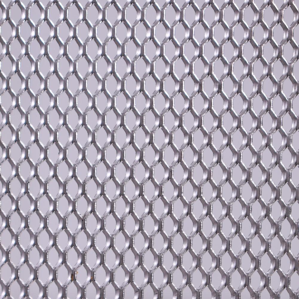 Stainless Steel Expanded Mesh-Grade 304 Lockinex 5.84x3.39mm(52% Open Area)0.81x0.50 Strand 1250x1250mm Raised Pattern/Profile