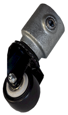 Key Clamp Castor Wheel Lockinex 26.9mm Tube=64kg Castor SWL Un Braked