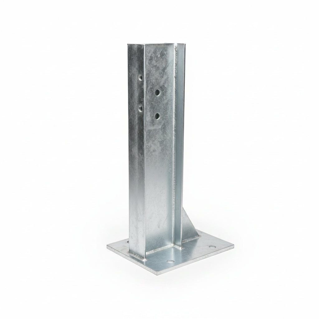Armco Post RSJ Bolt down. (Select Height Required) Armco Barrier Lockinex 610mm Galvanised