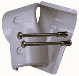 GRP Key Clamp Short Tee Handrails & Railing Systems Lockinex Grey
