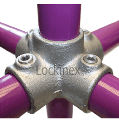 A26 (158) 5 Way Outlet Cross Key Clamp Key Clamp Lockinex