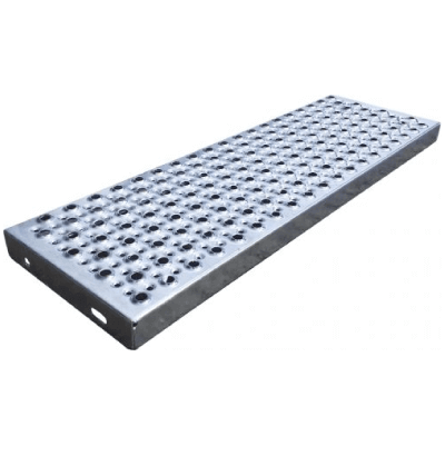 800x250x42mm Perforated Tread. Galvanised Stair Treads Lockinex