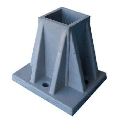 GRP Handrail Base Plate Handrails & Railing Systems Lockinex