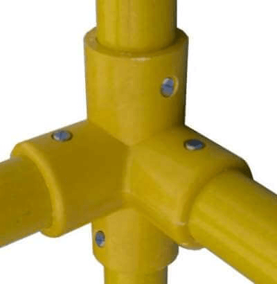 3-Way GRP Key Clamp Corner Handrails & Railing Systems Lockinex