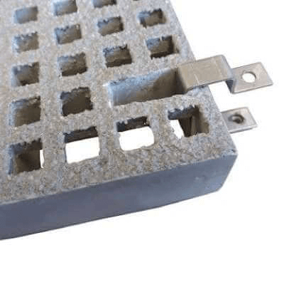 Gripatex C Clip for 38mm deep Mini Mesh GRP Flooring Lockinex