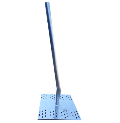 Roof Edge Guardrail Posts Raked Roof Edge Guardrail Systems Lockinex