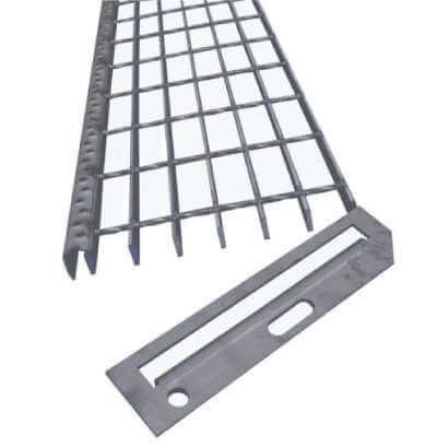 Perforated Nosing Stair Treads Self-Colour Stair Treads Lockinex