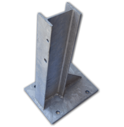 Armco Post RSJ Bolt down. (Select Height Required) Armco Barrier Lockinex 610mm Galvanised