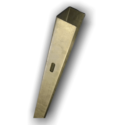 Armco Barrier Post. 1200mm tall. C section concrete in type. Armco Barrier Lockinex