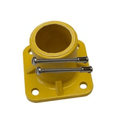 GRP Key Clamp Base Plate Handrails & Railing Systems Lockinex Yellow RAL 1023