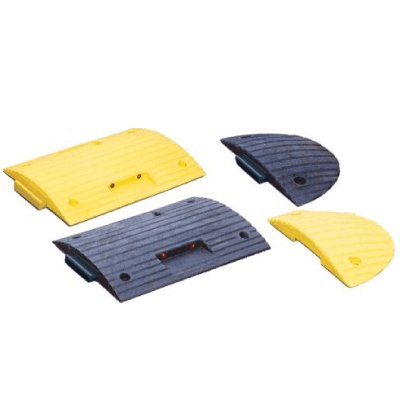 Speed Hump Middle Section -Yellow- With Cats Eyes  Lockinex