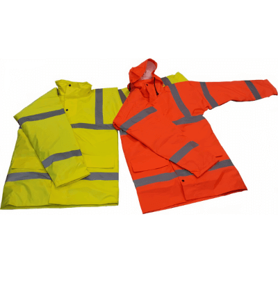Hi-Vis Waterproof Coats Work Safety Protective Gear Lockinex
