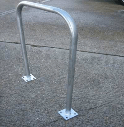 Cycle stand - Eastbourne style. Galvanised & base plated  Lockinex