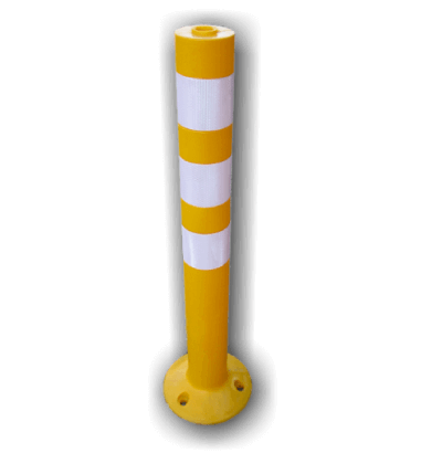 Bollard-05 Bendy plastic, high visibility parking bollard Bollards Lockinex