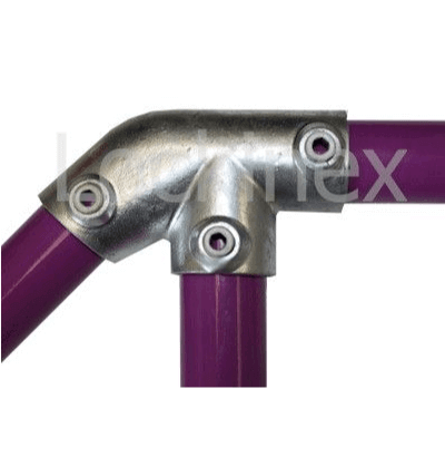 G34 Tee with 30-45 Degree Outlet Key Clamp Lockinex