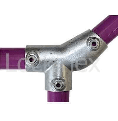G36 Tee with 30-45 Degree Outlet Key Clamp Lockinex