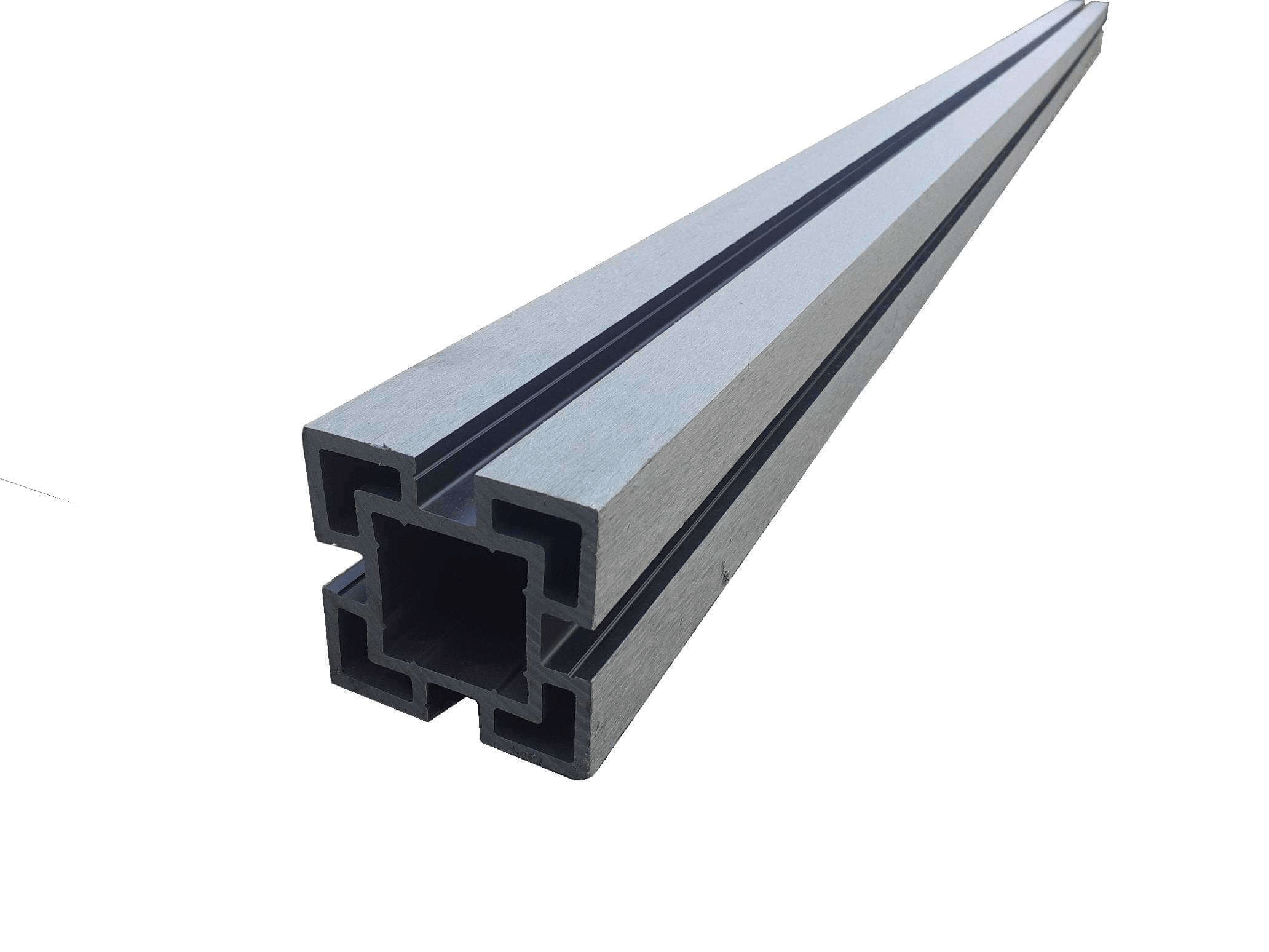 Composite Light Ash Fencing Post  Lockinex