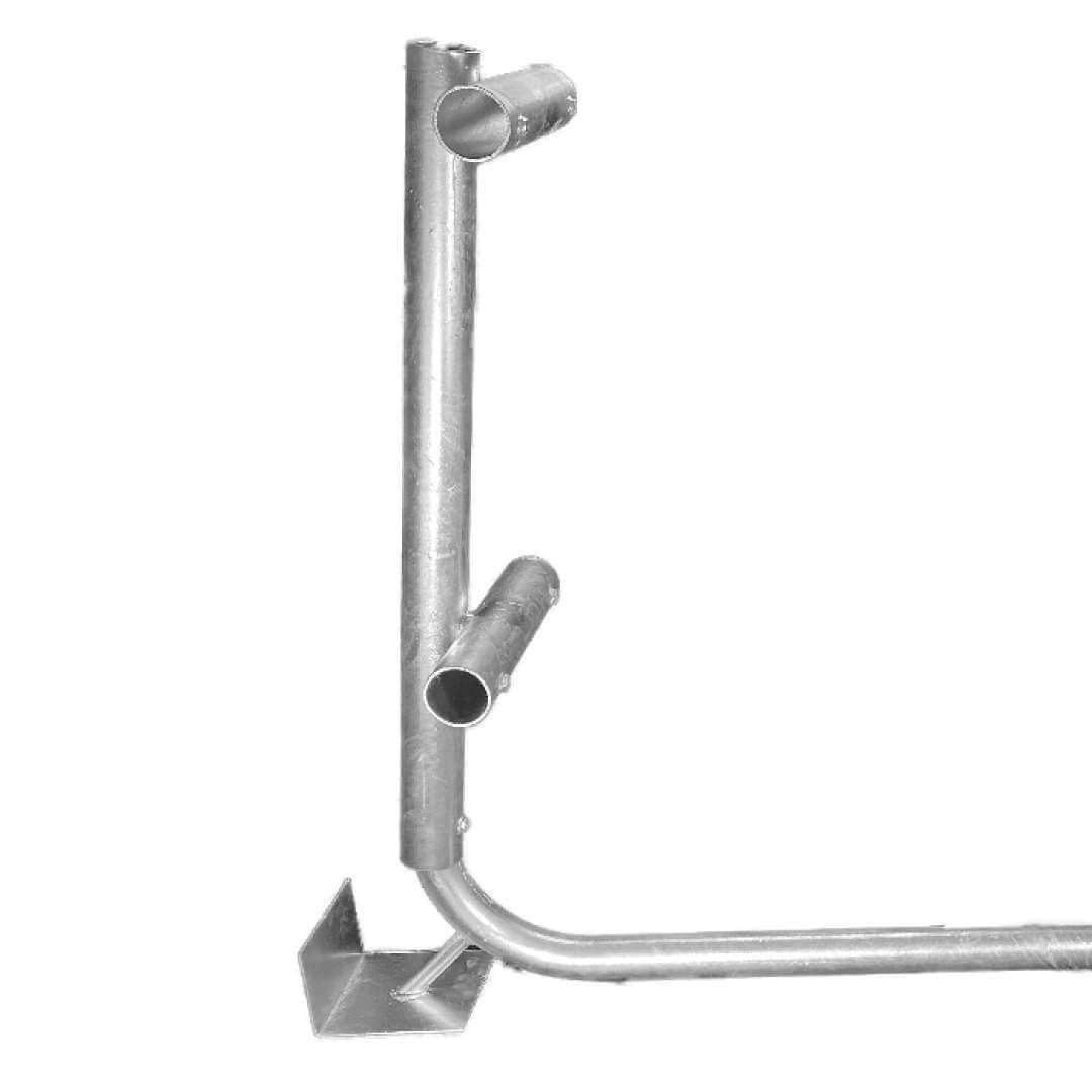 BS 13700:2021 Roof Edge Guardrail Post Extended Lockinex