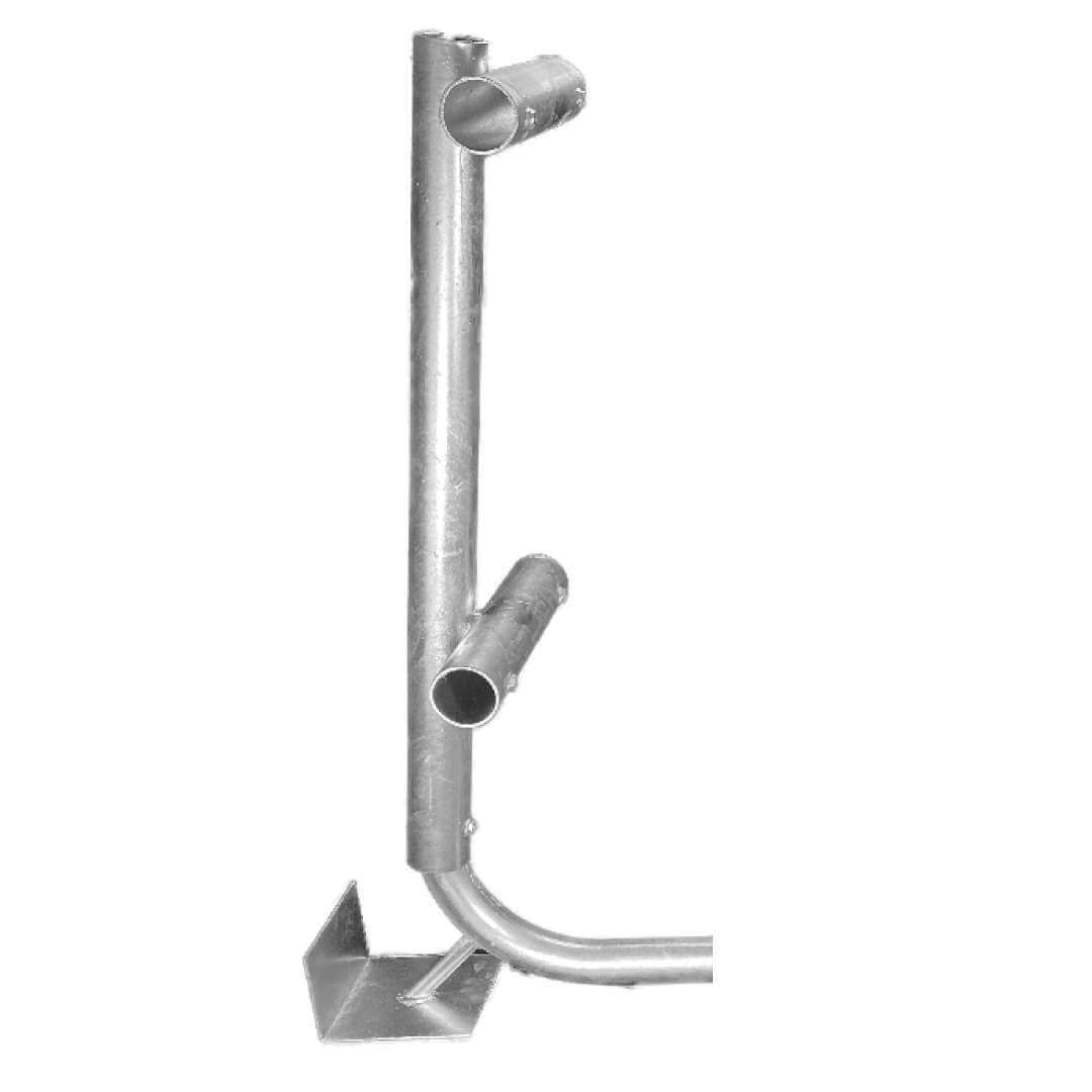 BS 13700:2021 Roof Edge Guardrail Post No Counterweight Lockinex