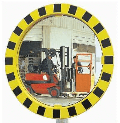 Safety Mirror Round Yellow Safety & Security Mirrors Lockinex