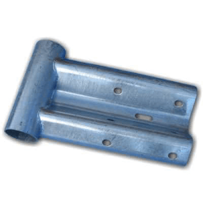Armco "Pedestrian Friendly" End Terminal- Galvanised Or Yellow Armco Barrier Lockinex Galvanised Steel