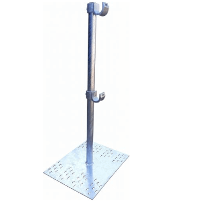 Collective fall protection roof edge guardrail post Roof Edge Guardrail Systems Lockinex