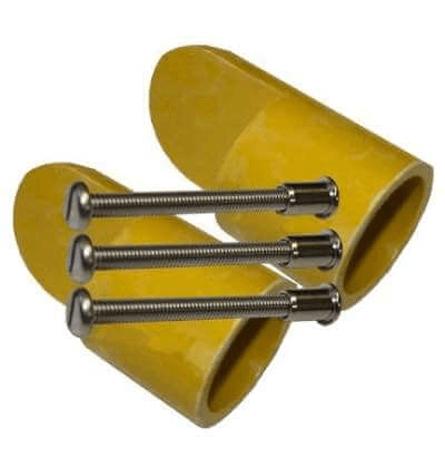 GRP Key Clamp Single Swivel Handrails & Railing Systems Lockinex Yellow RAL 1023