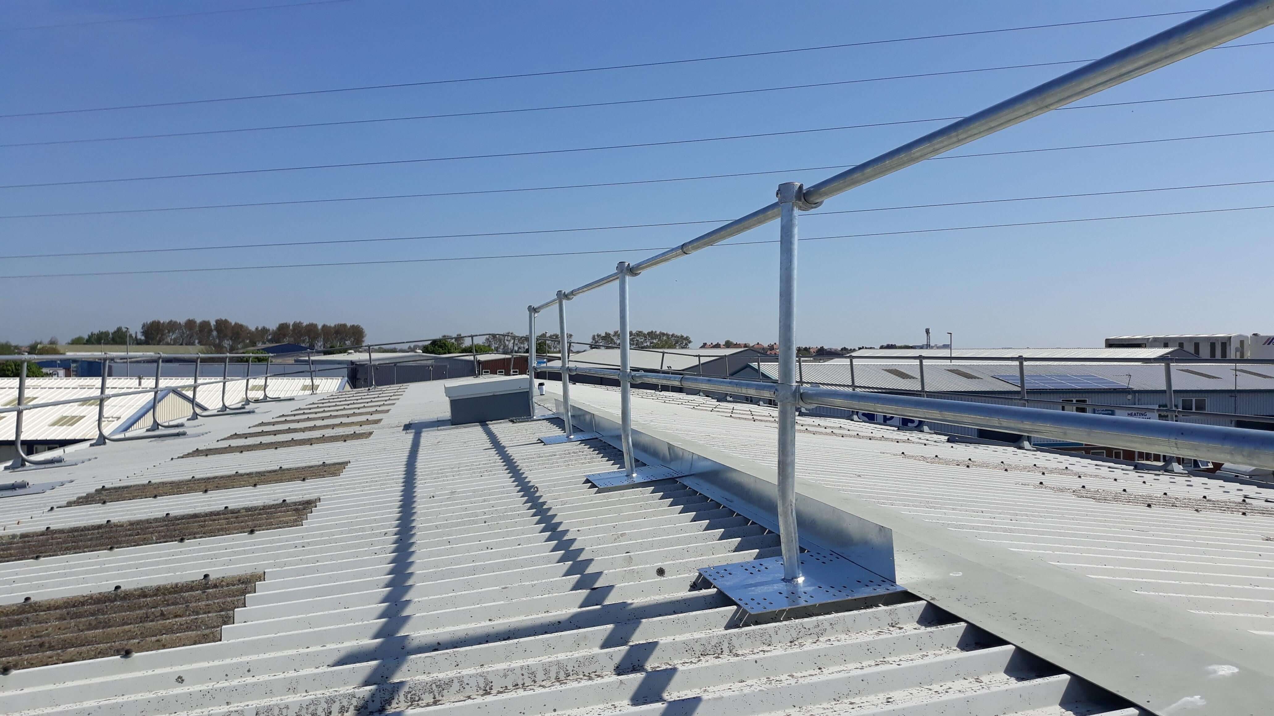 Fixed roof Guardrail System- Cladrail