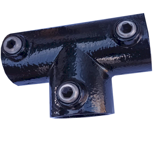 A04 (104) Powder Coated Long Tee Clamp Lockinex