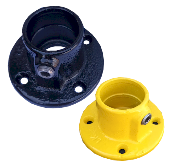 A10 (131) Powder Coated Round Plate Lockinex
