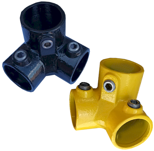 A18 (128) Powder Coated 3 Way Corner Lockinex