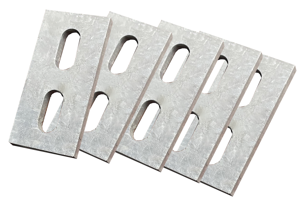 Ladder strap splice plates (SET OF 5) Access Ladders & Accessories Lockinex