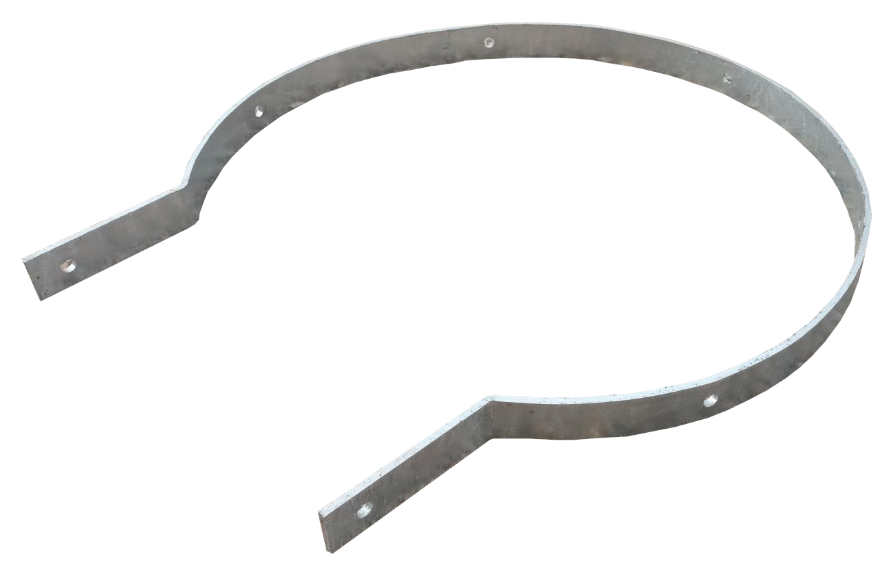 Access Ladder Hoops-Galvanised & Coated Yellow Access Ladders & Accessories Lockinex Lower Hoop-Galvanised