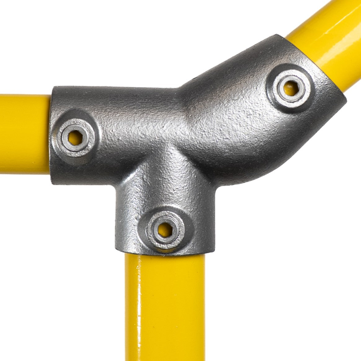 Key clamp fittings - High quality range of fittings & tube Lockinex Tee RH 30-45 degree Single outlet-G36 Tube diameter 42.4mm