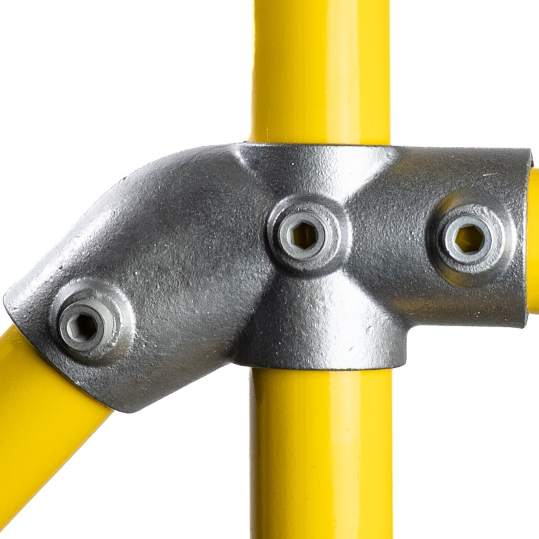 G38 Cross with 30-45 Degree Outlet Key Clamp Lockinex