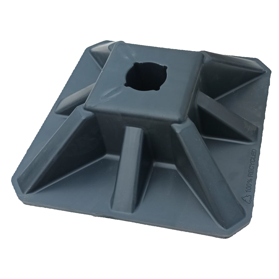 Roof Services Support Foot- Plastic HDPE Roof Edge Guardrail Systems Lockinex