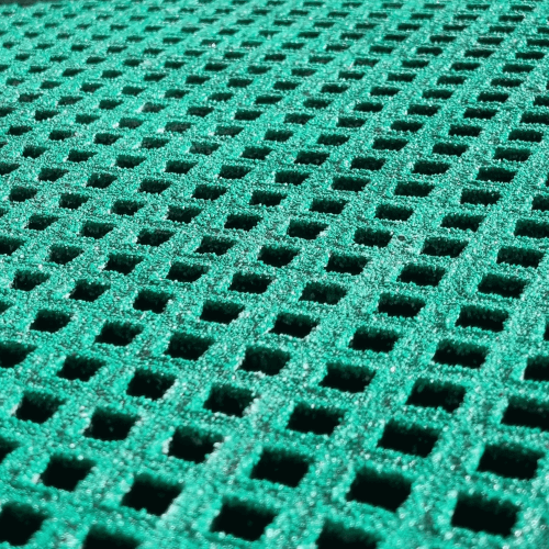 GRP Mini Mesh Grating GRP Flooring Lockinex Green 2400x1000mm 