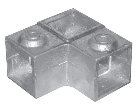Square Key Clamp - Corner Joint 116 Lockinex For 25mm Square Tube