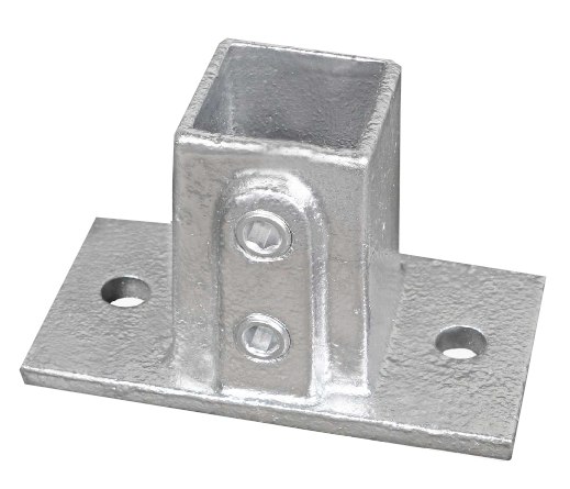 Square Key Clamp - Base Fixing 132 Lockinex For 25mm Square Tube