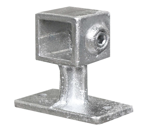 Square Key Clamp - Wall Mount 143 Lockinex For 25mm Square Tube