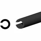 U-Shaped Edging & Split Tube For Flattened Expanded Mesh Lockinex 6.35 Diameter Split Tube x1.78 Gap x0.55mmThick-2490mm Long