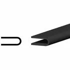 U-Shaped Edging & Split Tube For Flattened Expanded Mesh Lockinex 6.35x1.78mm Gap. "U" Channel Thick-2490mm Long